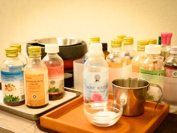 大人女性の体質整えサロン AM AYURVEDA【アムアーユルヴェーダ】/体質に合わせたオイルを使用