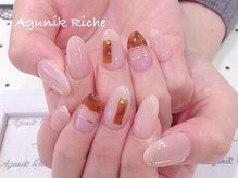 アグニークリッシェ(Agunik Riche)/【べっこうネイル】