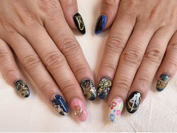 ネイルサロン ブリリアント(Nail Salon Brilliant)/キャラネイル4＋アート6
