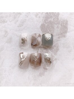 チュチュアチュチュ(chuchu a chuchu)/foot nail design