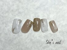 シーズネイル 渋谷店(She's nail)/新規お客様オフ込み6500円