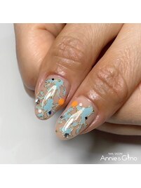個性派ネイルアート
