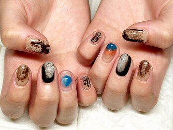 スーン(S∞N)/お洒落ニュアンスネイル