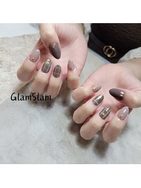 チェックネイル♪