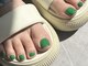 ファーストネイルアンドアイラッシュ(1st NAIL&eyelash)の写真/足元の露出が増えるこれからの時期に♪シンプルお洒落なワンカラーから定額デザインコースまでご用意あり◎