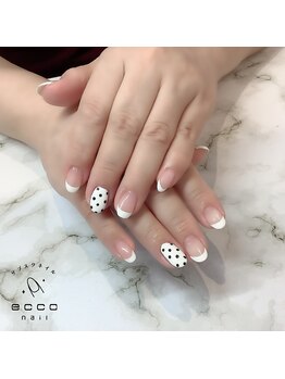 コクアアイラッシュ チハヤ(KOKUA eyelash chihaya)/フレンチネイル