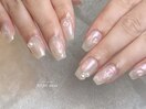 透明感ニュアンスネイル