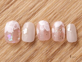 アイネイルズ 吉祥寺店(I nails)/水彩桜ネイル[吉祥寺]