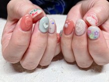 コーシェリ(koselig)/☆ワンちゃんお誕生日ネイル☆