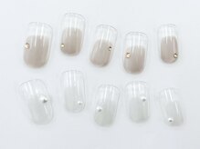 ネイルサロン クイール 小山店(NAIL SALON QUILL)/丸フレンチマグネット♪