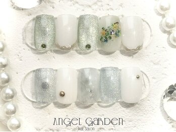 エンジェルガーデン 青山店(Angelgarden)/グリーン水色マグネットデザイン