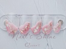 ネイルズシャインクイーンズ(nail's Shine Queen's)/クリアグラデーションアート