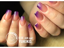 ブルージャムネイル(BLUE.JAM.nail)/SIMPLY長さ出し グラデーション