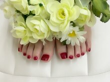 プルミエ ネイル(Premier Nail)/ボルドー☆フット