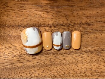 カラ ネイル 中津店(calla nail)/秋色先取りデザイン