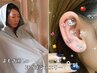 【よもぎ蒸し60分＋話題の耳つぼジュエリー付け放題】¥7,500→¥6,900