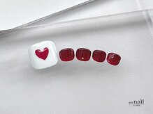 アンドラッシュ アンドネイル 本郷三丁目駅前店(and lash/and nail)/フット定額　1本アート