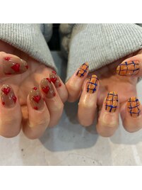 ハート×チェック