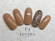 ネイルスタジオ ルキナ(LUCINA)/T-310 大人上品ツイードネイル