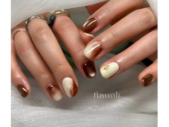 ハウオリ(hauoli)/カフェラテネイル