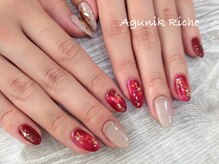 アグニークリッシェ(Agunik Riche)/【赤べっ甲ネイル】
