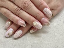 ネイルサロン ドゥ(Nail Salon Doux)/（原山）ツイードネイル