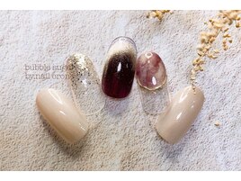 ニュアンスパープルネイル