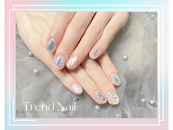 トレンドネイルスタジオ(Trend Nail Studio)/１０本指のウルウル氷ネイル！