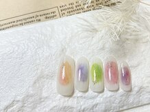 プロモート 岡山城下店(Promote)/カラフルチークネイル【岡山】