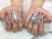 ロングネイルズ エマ(LongNails-Emma)/チップ持ち込みデザイン