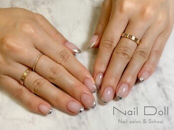 ネイルドール(Nail Doll)/ガラスフレンチ