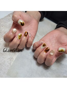 グラムスラム 福島店(GLAMSLAM)/べっ甲×フラワー♪