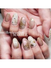 ネイルアンドリラクゼーション マーブル(MARBLE)/持ち込みネイル￥7,700