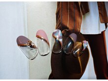 ネイル―ジュ 札幌大通店(nairouge*)/フレンチ♪幾何学柄ネイル