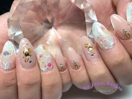 【自爪ネイル】ベージュネイル