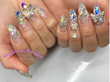 アン ジョーヌドラゴ/【ロングネイル】蝶々ネイル