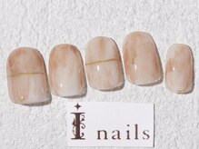 アイネイルズ 梅田店(I nails)/シンプルもやニュアンス￥7200