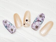 ビーケア 自由が丘店(B.care)/フラワーネイル￥6480