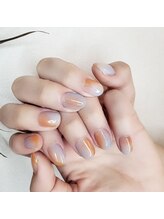 ローラネイル(Roller nail)/ジェルカラグラコース¥8000