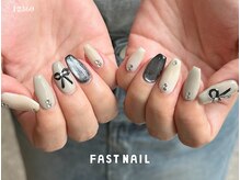 ファストネイル 目黒店(FAST NAIL)/リボン/韓国/フラッシュ/ラメ