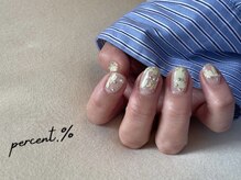 パーセント(percent.%)/春ネイル