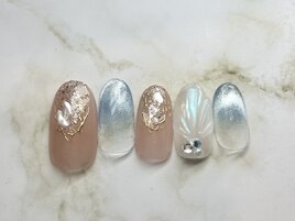 定額/シンプルマーメイドネイル