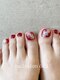 オカ(oka)の写真/フットネイルがおすすめ！指先まで彩る大人可愛いデザインで旬の足元へ♪