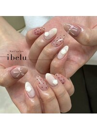 リボンワンホンネイル