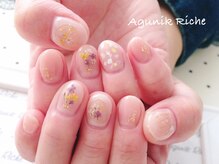 アグニークリッシェ(Agunik Riche)/【押し花ネイル】