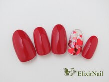 エリクサーネイル 神田(Elixir Nail)/シンプル/クーポン使用