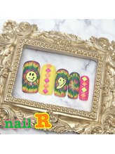ネイルアール(nail R)/ラスタなネイルです☆☆