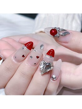 クイーンズビューティーサロン 新宿本店(Queen's beauty salon)/チップ長さ出しアートやり放題