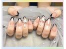 個性派 BLACK 変形フレンチ