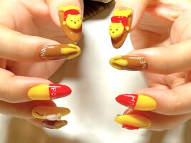 ☆くまのプーさんネイル☆